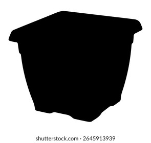 Flower Pot vector illustration design art.
