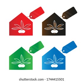 Flower pots, home decor, interior decoration, vase flower, vase with flower icon