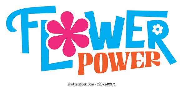 Flower Power Design | 1960s Hippie Graphic