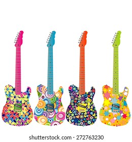 Flower power guitars