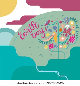 Flower power on earth day