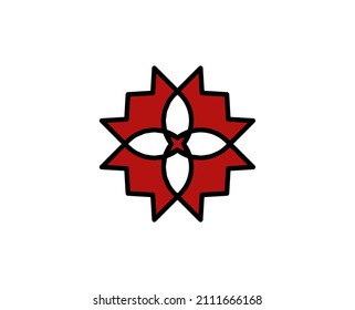 Icono de línea premium de flor. Pictograma sencillo de alta calidad. Iconos modernos de estilo de contorno. Ilustración vectorial de trazo sobre un fondo blanco. 
