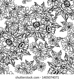 Black Damask Vintage Floral Pattern Vector: vetor stock (livre de ...