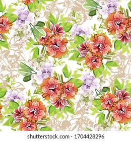 Floral Pattern Vector Images Stock Photos Vectors Shutterstock