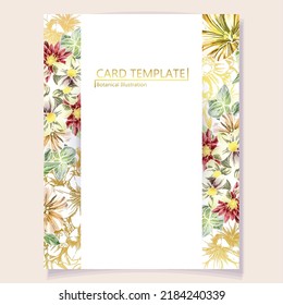 Flower print. Elegance seamless pattern.