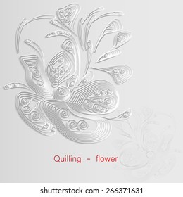 Flower Of Quilling, Paper, Shadow (decorative Feature)