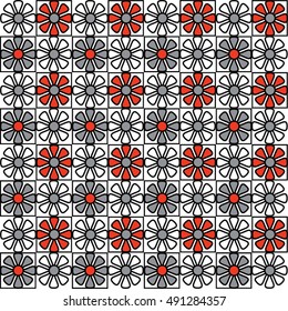 flower red grey