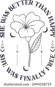 The Flower Retro Topography Design 