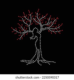  Archivo vectorial de diseño de Rhinestone de flores.