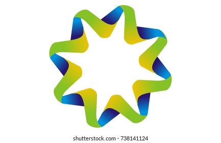 Flower Ribbon Logo