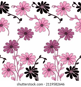 Flower of romance textile print flower design