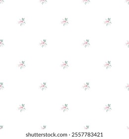 Flower Romanticism Seamless Vector Pattern Design