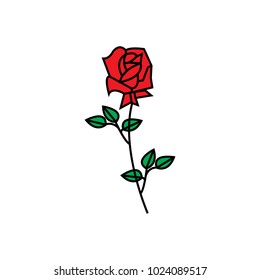 flower rose logo