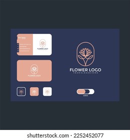 plantilla de diseño de logotipo de rosa de flor