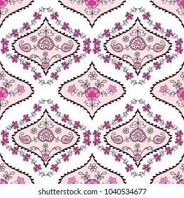 Flower rose ornament