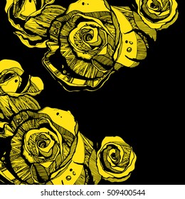 flower, rose, spring, summer, background, botanical, garden, art, nature