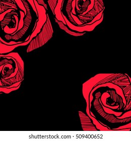 flower, rose, spring, summer, background, botanical, garden, art, nature