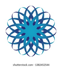 flower round design concept circle