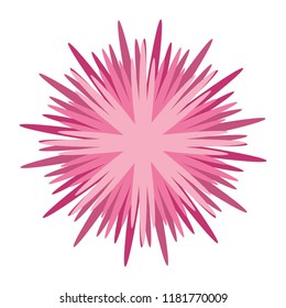 Flower round symbol