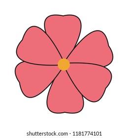 Flower round symbol
