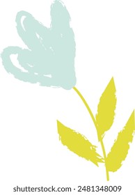 Flower Scribble Sketch Vector Illustration