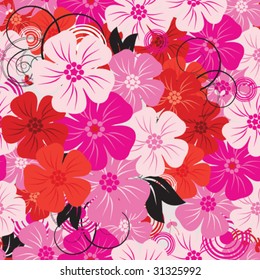 Flower seamless background