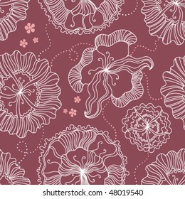 Flower seamless background