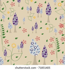 Flower seamless background