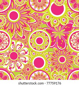 Flower seamless background