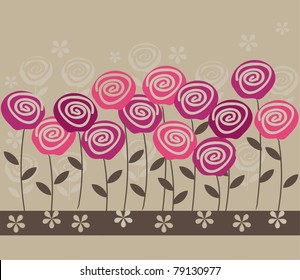 Flower seamless background