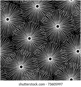 Flower seamless background, element for design, vector illustration