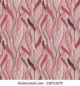Flower seamless background. Floral vector pattern.
