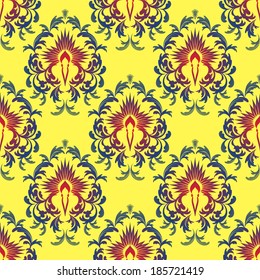flower seamless background.damask pattern.floral wallpaper