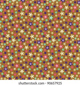 flower seamless color pattern