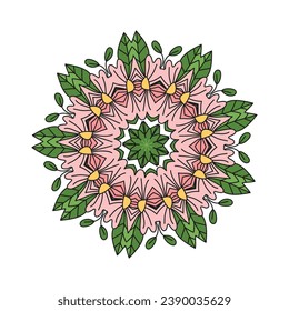 flower seamless decoration vintage pattern illustration