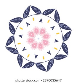 flower seamless decoration vintage pattern illustration