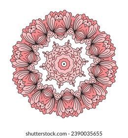 flower seamless decoration vintage pattern illustration