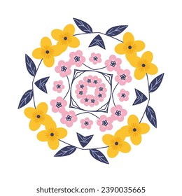 flower seamless decoration vintage pattern illustration