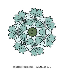 Blume nahtlose Dekoration Vintage-Muster Illustration