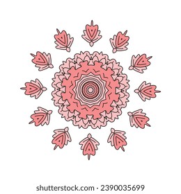 flower seamless decoration vintage pattern illustration