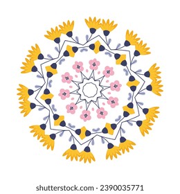 flower seamless decoration vintage pattern illustration
