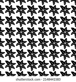 Flower Seamless Motifs Pattern. Decoration for Interior, Exterior, Carpet, Textile, Garment, Cloth, Silk, Tile, Plastic, Paper, Wrapping, Wallpaper, Background, Ect. Vector Illustration 