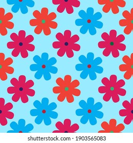 flower seamless patter graphic vector design