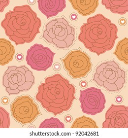 Flower seamless pattern