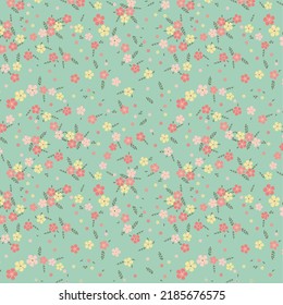 Flower Seamless Pattern or All Over Print