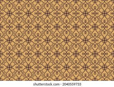 Flower Seamless Pattern Background Texture