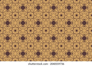 Flower Seamless Pattern Background Texture