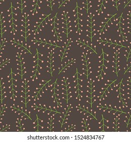 Flower seamless pattern background. Vector illustration.