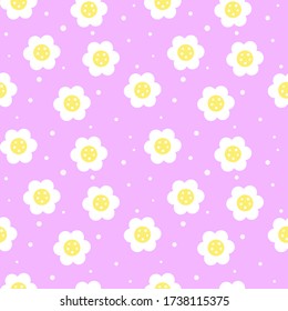 flower seamless pattern background. vector illustration