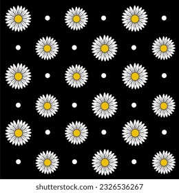 Flower Seamless Pattern Background Vector Design, Floral Background, Flowers Backgrounds, Flower Pattern